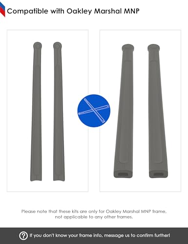 Image of BLAZERBUCK Replacement Ear Socks for Oakley Marshal MNP OX8091 Eyeglass