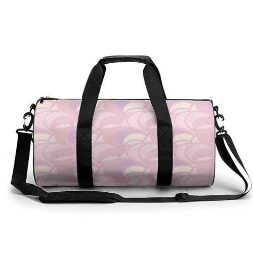 Duffel bag lune rose mauve sac de sport voyage camping randonnée