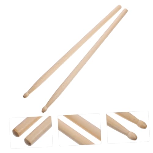 6 pares baquetas de madera para batería 40.50 cm miniatura 6
