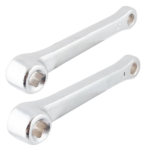 Sunlite Unicycle Cotterless Steel Crank Arm Set, Silver