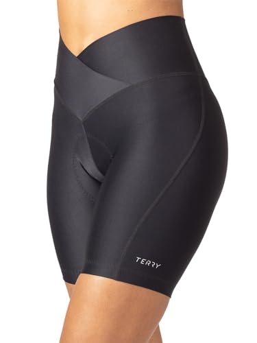 Terry Cycling Shorts Women Padded, Glamazon Bike Short W/Cross Over ...