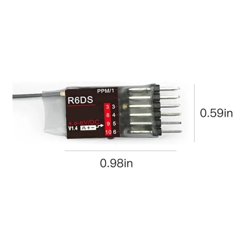 Émetteur-récepteur de drone 2.4G anticoupure compatible R6DS