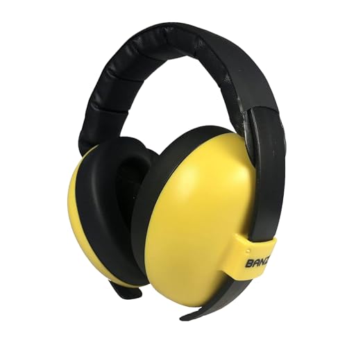 Image of BANZ Baby Earmuffs – Noise Cancelling Headphones for Infant & Toddler Hearing Protection, Baby Ear Muffs Noise Protection, ANSI Certified, Ages 0–2 Years, Adjustable - Gold