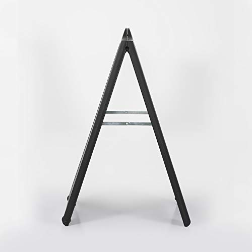 M&T Displays Street Signpro Board, Black 24X36 Inch Weatherproof Sandwich Board A-Frame Sidewalk Curb Sign Holder Folding Portable Double Sided Advertising Display For Restaurant Cafe #TOP7