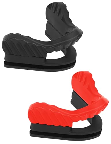 Image of BLAZERBUCK Replacement Nose Pads Nose Pieces for Oakley M Frame Series Sunglasses - Black + Red