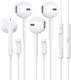 2 Pack for iPhone Headphones Wired Earbuds Earphones Built-in Microphone & Volume Control Nosie Reduction Headsets Compatible with iPhone 14/13/12/11/XR/XS/X/8/7/SE/Pro/Pro Max, Support All iOS System