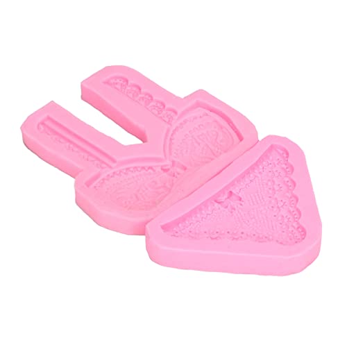 Moule de Fondant de cuisson de bricolage, surface glissante sensation confortable moule en silicone au chocolat à usages multiples pour le ménage Cover