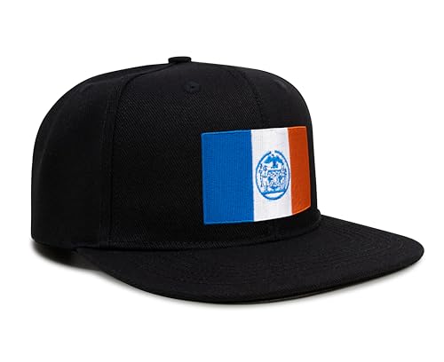 Image of International Tie City Hat for Men and Women, Adjustable Snapback Trucker Baseball Cap with Embroidered Patch