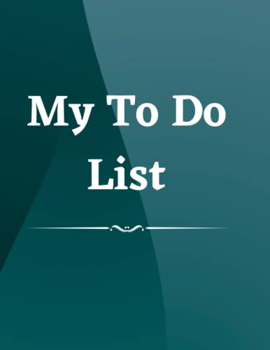 To Do List , to do list notebook , to do list pad: To Do List Planner , to do checklist