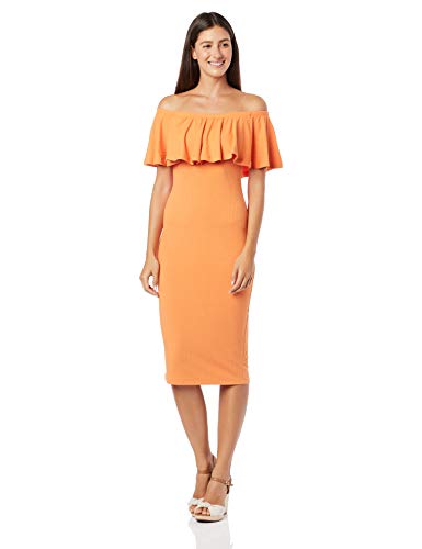 Vestido Midi Canelado