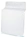 Heavyweight Zippered & Quilted Washing Machine Cover White