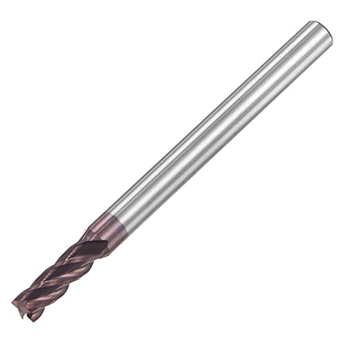 Fraise à bout carré 3.5mm fraiseuse CNC carbure AlTiN HRC55 goujure 4mm
