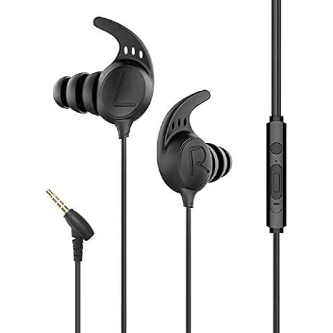 poyoelf Sleep headphones earplugs, comfortable and durable anti-noise in-ear headphones, unique soft silicone headphones for insomnia, side lying, snoring, air travel, meditation (black) Cover