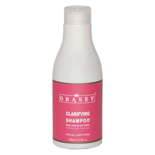 Orasey Clarifying Shampoo - Tiefenreinigungsshampoo zur Haar Entgiftung 400 ml - 100% frei von SLS, Parabene, Alkohol, Silikone, tierversuchsfrei Cover