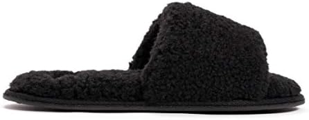 MUK LUKS womens Franki Slide - Ebony Slipper, Ebony, Medium US | Image 5