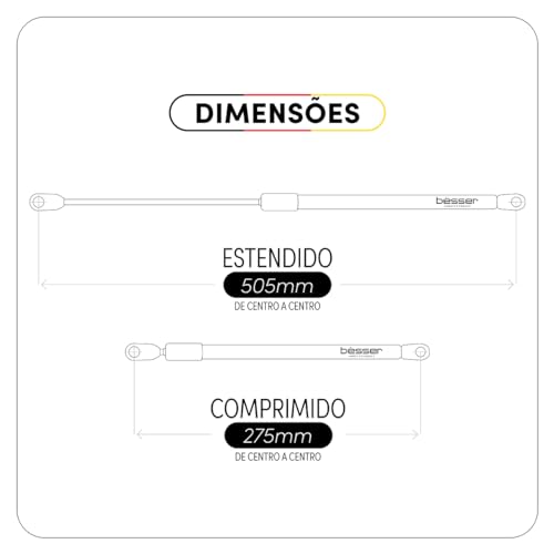 Par Amortecedor Porta Malas March Todos os Modelos
