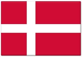 Danish Flag Denmark Refrigerator Magnet