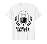 Equipo de micrófono Podcast Master Digital Audio News Camiseta