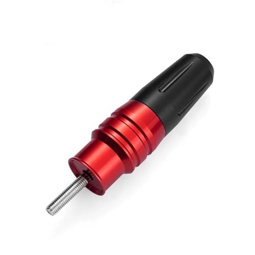 Sturzpad-Schutz CNC-gefräste Auspuff-Rahmenschleifer, Sturzpads, Seitenschutz, Zubehör Für Suzuki V-Strom 650 Crashschutz(ROT,X-2)