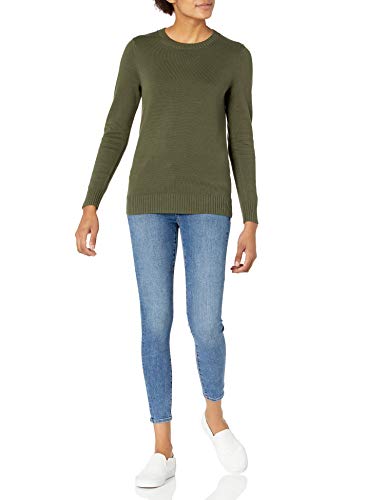 Image of Amazon Essentials Women's Lightweight Soft Crewneck Sweater, 100% Cotton, Plus