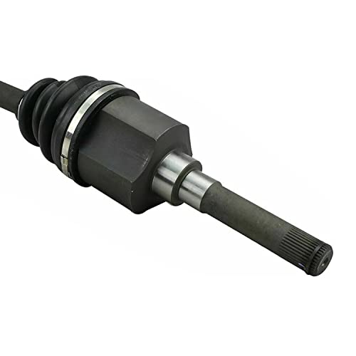 Image of Detroit Axle - Front 2pc CV Axles for 95-00 Ford Contour Mystique, 99-02 | Mercury Cougar, 2 CV Axles Assembly 1995 1996 1997 1998 1999 2000 2001 2002 [Automatic Transmission] Replacement
