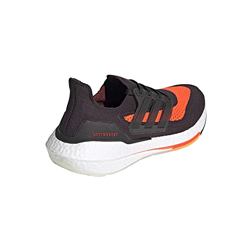 Adidas Men's Ultraboost-21 Trail Running Shoe, Carbon/Black/Solar Red, 10 #TOP2