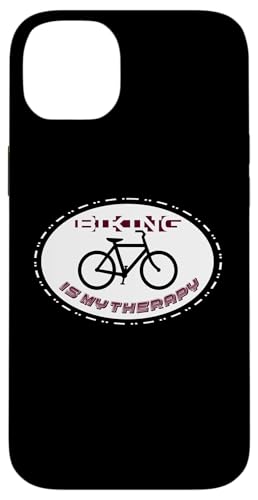 Biking is My Therapy ] X}zP[X iPhone 14 Plus p