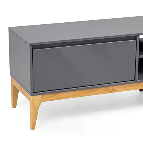 Rack para Tv até 60 Polegadas 180cm 2 Portas Retrô Bento Yescasa