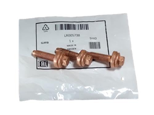 Genuine Exhaust Gasket to Catalytic Converter Bolt Set of 3 Compatible with Land ROVEER Range Rover LR2 EVOQUE Sport LR005738