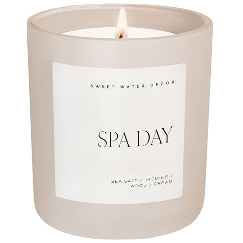 Sweet Water Decor Spa Day Soy Candle - Sea Salt,