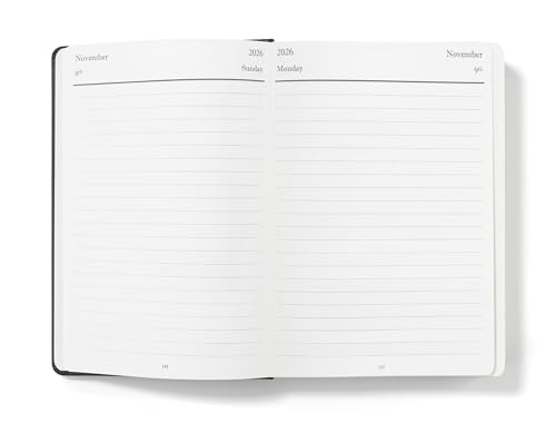 Wykeham's Executive 2026 Daily Journal Planner – US Public Holidays & Format – Customization Available (Black, 8.5"×5.5") - Image 5