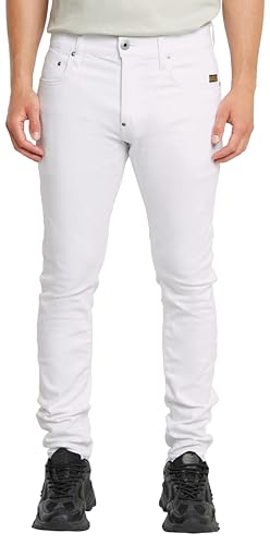 G-STAR Men Resell FWD Skinny Jeans, Blanco (Paper White Gd D20071-c258-g547), 32W x 34L