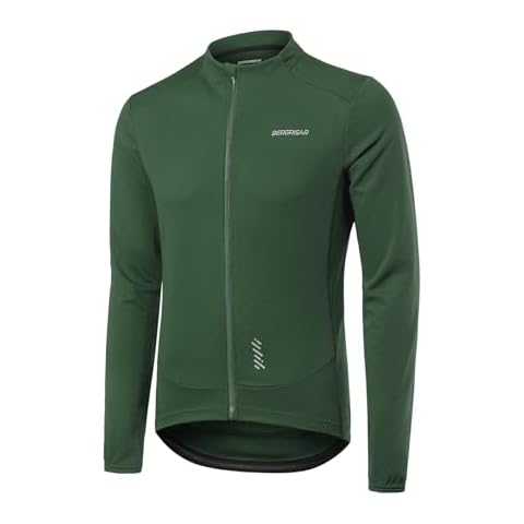 BERGRISAR Long Sleeve Cycling Jersey for Men Cover