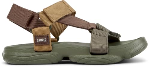 Camper Karst Sandal - Sandals For Women - Brown,Green, Size 39, Cotton Fabric - 6
