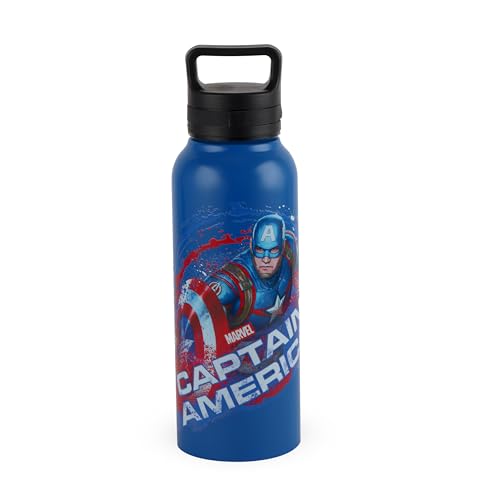 CELLO Kidzbee Aqualoop 3D Captain America Design Stainless Steel ...
