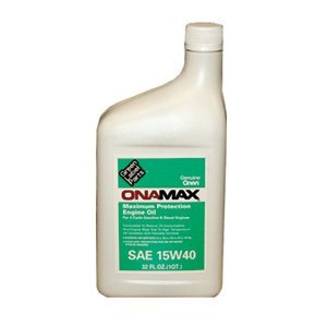 Onan Cummins 326-5336 OEM RV OnaMax 1 Quart Bottle Engine Oil - Fuel Save Consumption Reduction - SAE 15W-40z