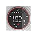 Digital Home Thermostat Smart Thermostat Backlit LED Display 13mm Slim Panel Programmable Design with IP20 Proof Level Smart Thermostat for Home Use (Black)