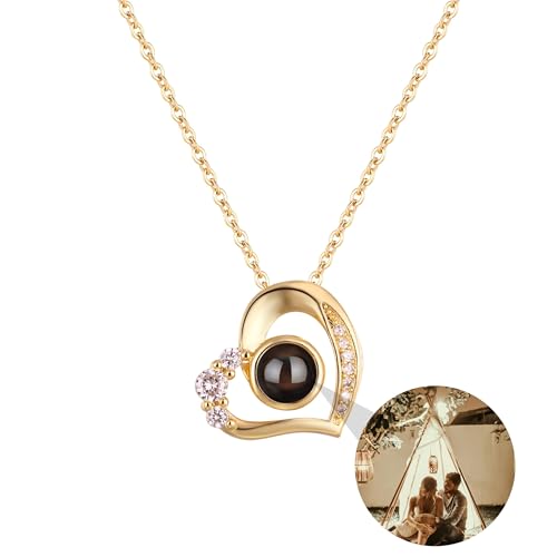Craftdiam Personalized Picture Necklace Projection...