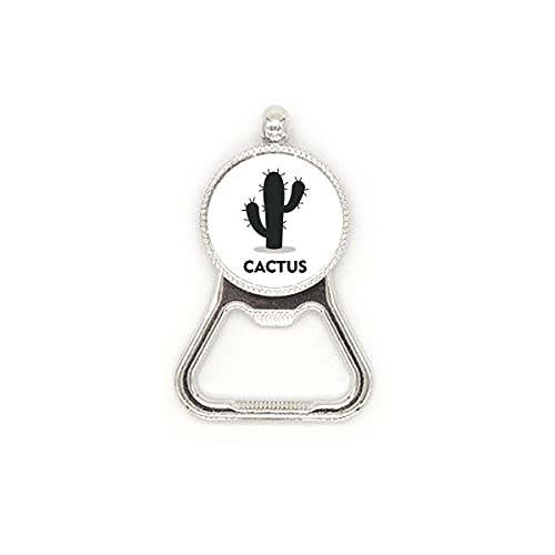 Ouvre-bouteille en acier inoxydable résistant cactus vert décapsuleur