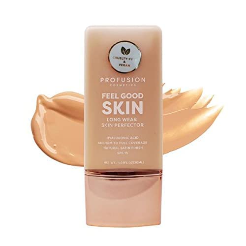 Lightweight Liquid Foundation for a Flawless and Elegant Radiance, Breathable Makeup for Improves Uneven Skin Tone, Cruelty-Free - Light 1
