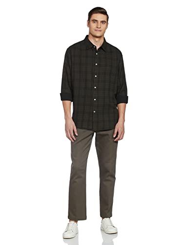 Image of Marks & Spencer Mens Solid Polyester Blend Collared Neck Regular Fit Easy Iron Shirt (Pack of 2)