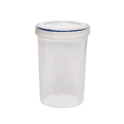 LocknLock Récipients Alimentaires Ronds de 760 ML avec couvercles, hermétiques et étanches, passent au Micro-Ondes et au Lave-Vaisselle avec couvercles à...