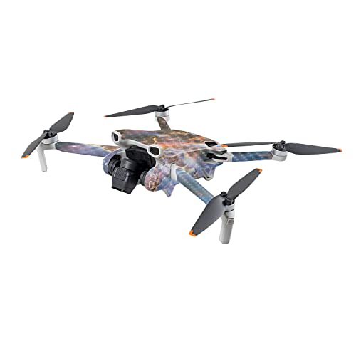 Image of MightySkins Carbon Fiber Skin Compatible with DJI Mini 3 - Golden Nebula | Protective, Durable Textured Carbon Fiber Finish | Easy to Apply | Made in The USA