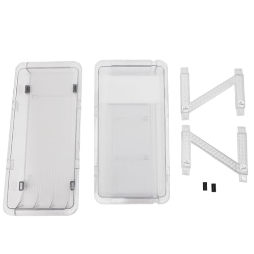 MOZUO Refrigerator Organizer Rolling Soda Organizer Adjustable width Stackable Suitable for Refrigerator, Pantry