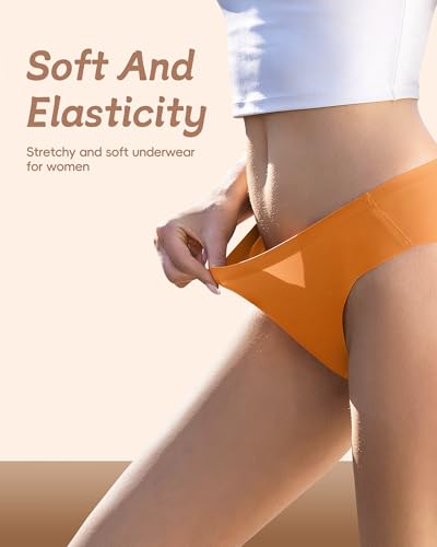 Women's Seamless Underwear Pack No Show Stretch Bikini Ladies No Lines Panties Comfortable Invisible Briefs4