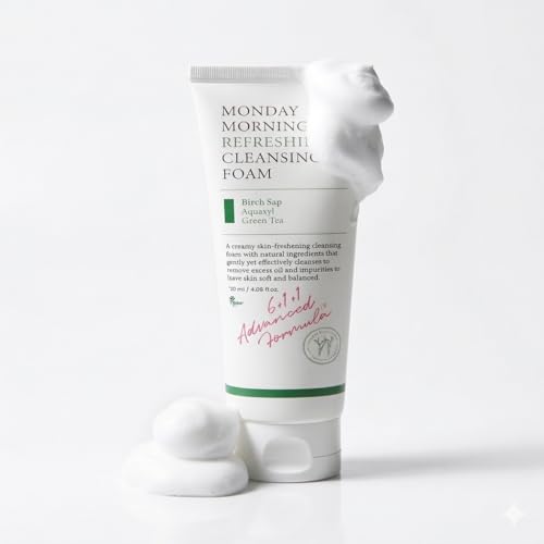Image of Sanday Morrning Refreshing Cleansing Foam with pH 5.5 for All Skin Types Daily Use 120ml
