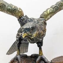 鷹鷲鉄製置物直径重さ約12.4㎏直径約51cm