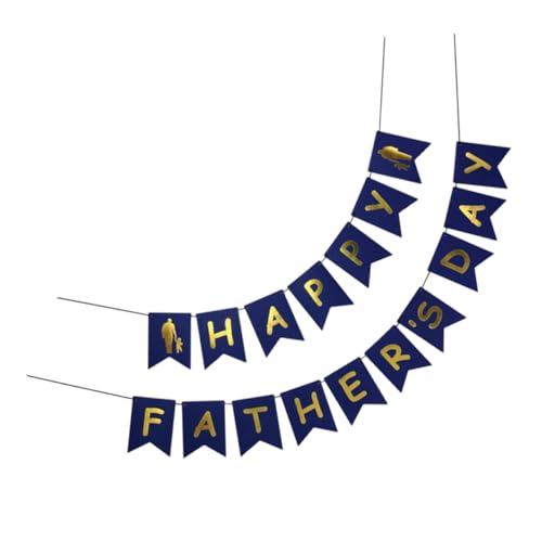 DOITOOL Juego de Pancartas del Día del Padre de Papel Adornos Colgantes Decorativos para Fiesta Familiar Decoraciones Día del Padre Set de Banderines para Evento Especial