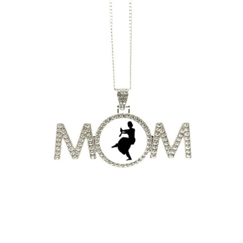 Collier d'anniversaire paon danse sports cadeau maman taille M