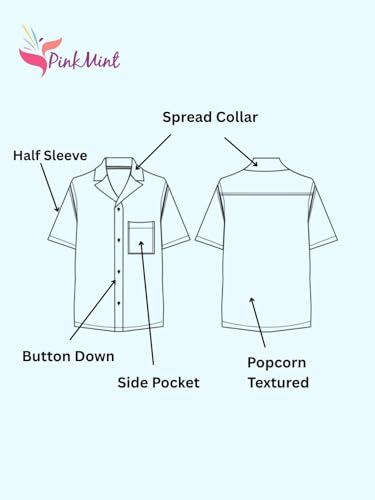 Image of Pinkmint Popcorn Regular Fit Half Sleeve Shirt for Men Combo Casual Shirt ll Sumeer Wear